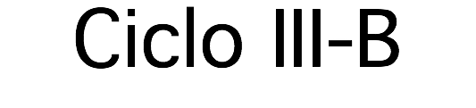 Ciclo III-B